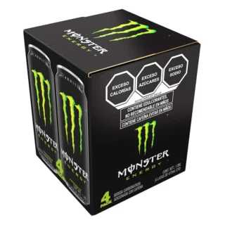 Pack 4 Monster Energy Verde