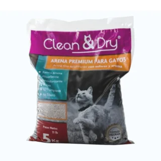 Arena para Gato Clean & Dry Aroma Fresco