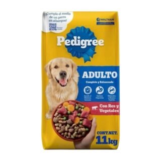 Alimento para Perro Pedigree Adulto con Res y Vegetales 11 kg