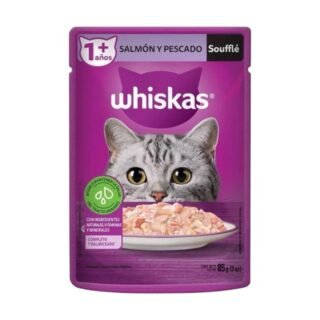 Whiskas Adulto Soufflé Salmón y Pescado 85g