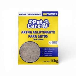 Arena para Gato Petcare4f Aglutinante