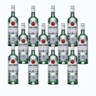 Caja de 12 Ron Bacardí Carta Blanca 980 ml