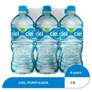 Agua Ciel 6 Botellas de 1 Litro