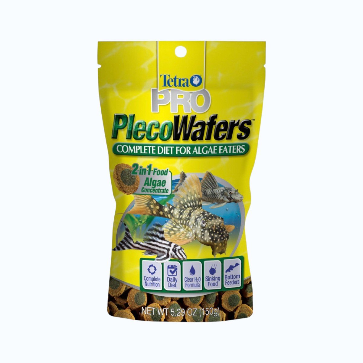 Tetra Veggie Alimento en Obleas para Peces de Fondo 150 Gramos 1 Tetra Veggie Alimento
