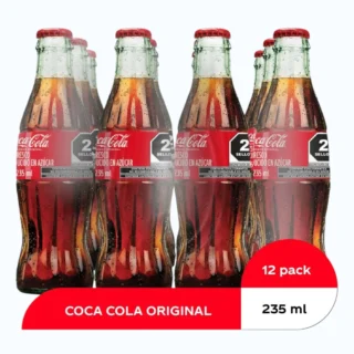 Refresco Coca Cola Sabor Original 12 Botellas de 235 ml