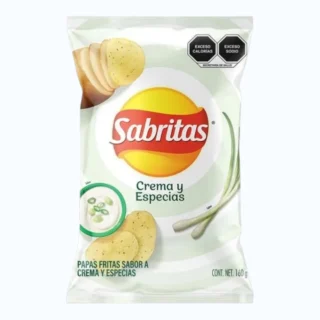 Papas Fritas Sabritas Sabor Crema