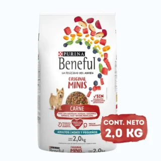Beneful Adulto Original Minis y Pequeños Carne 2 kg