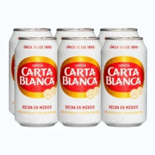 Cerveza Clara Carta Blanca 6 Pack
