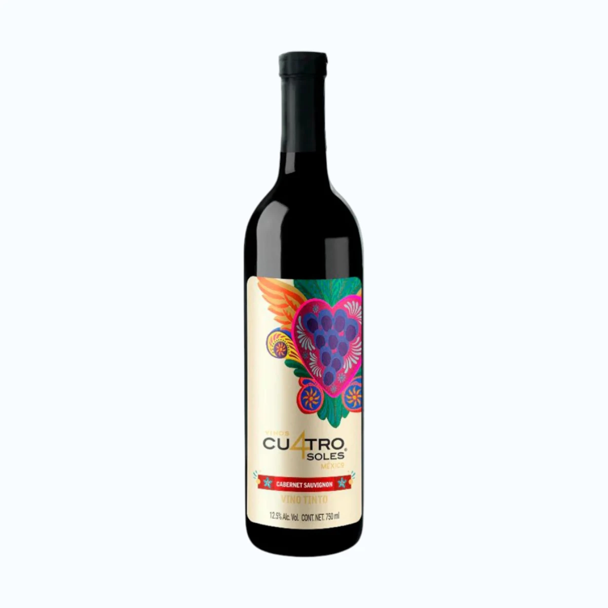 Vino Tinto Cuatro Soles Cabernet Sauvignon 750 ml 1 Vino Tinto Cuatro