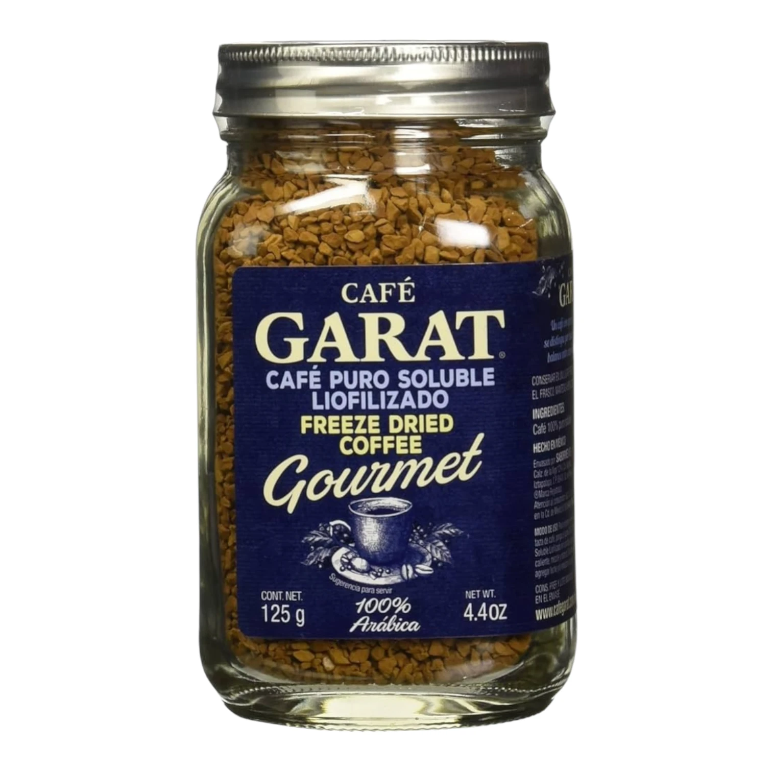 Garat Gourmet Café Soluble 100% Arábica Puro 125g 1 Garat Gourmet
