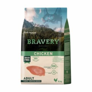 Croquetas Bravery Libre de Granos para Perros