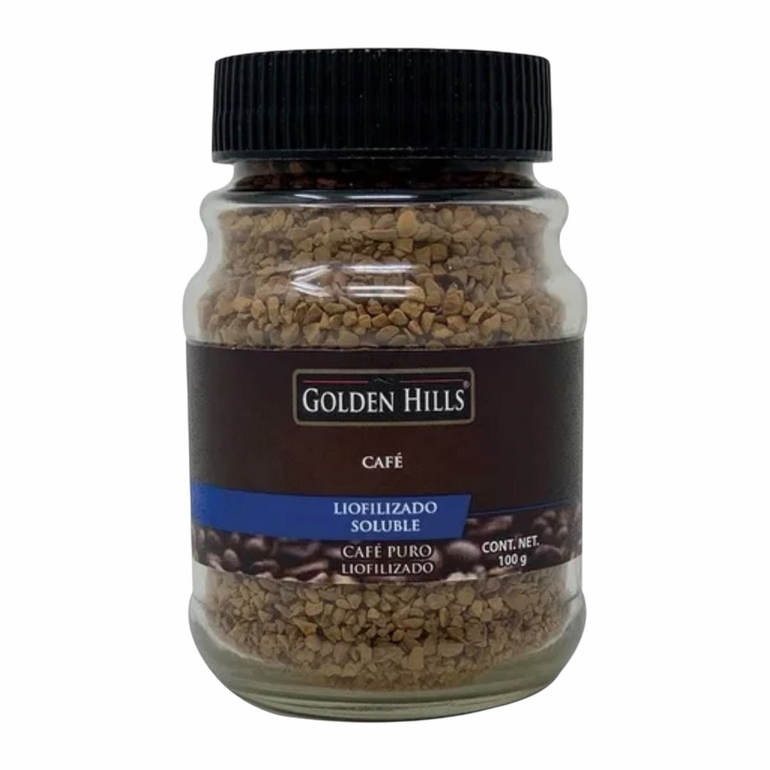 Golden Hills Café Soluble 100% Puro 100g 1 Golden Hills