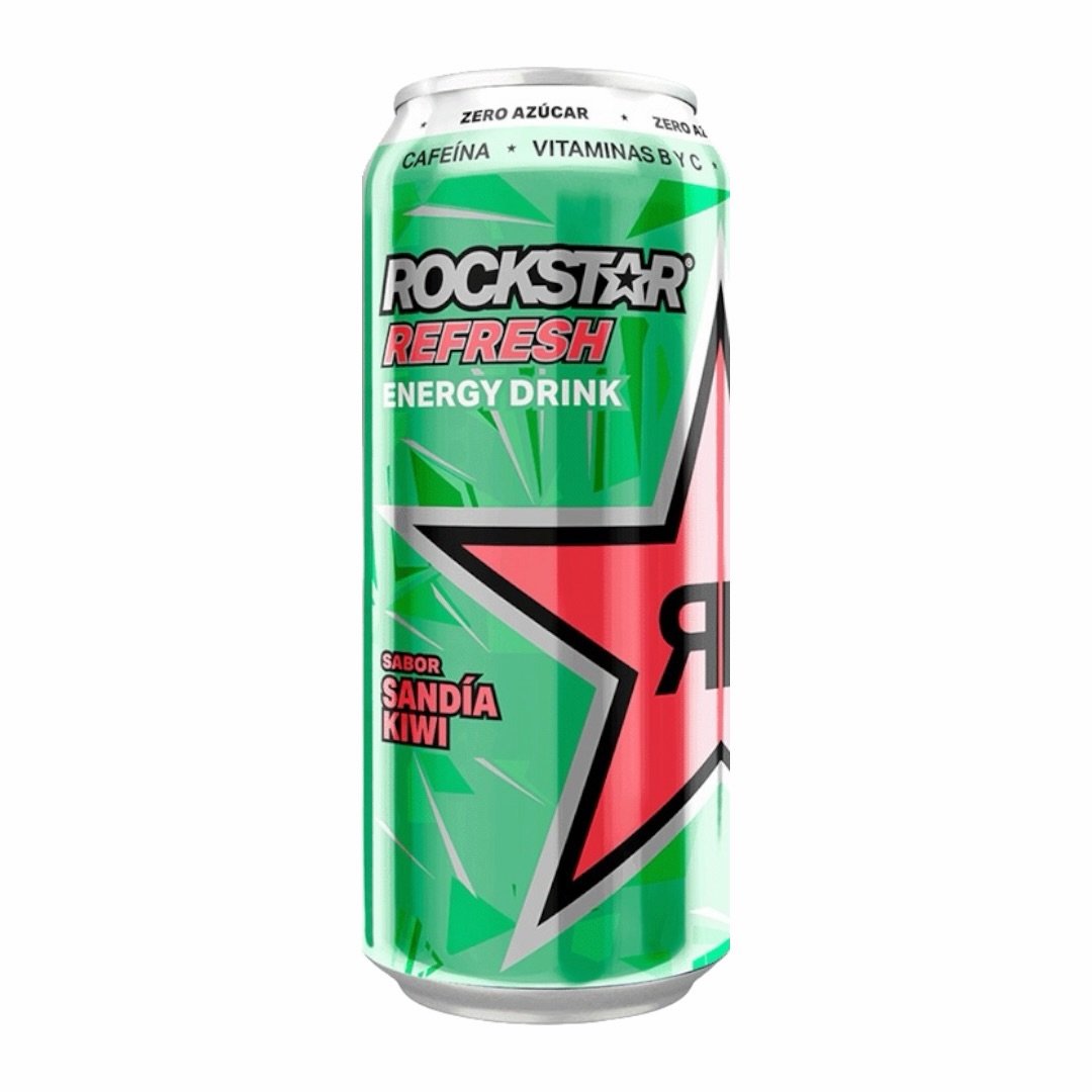 Rockstar Refresh Sandía y Kiwi 473ml 1 Rockstar Refresh Sandía