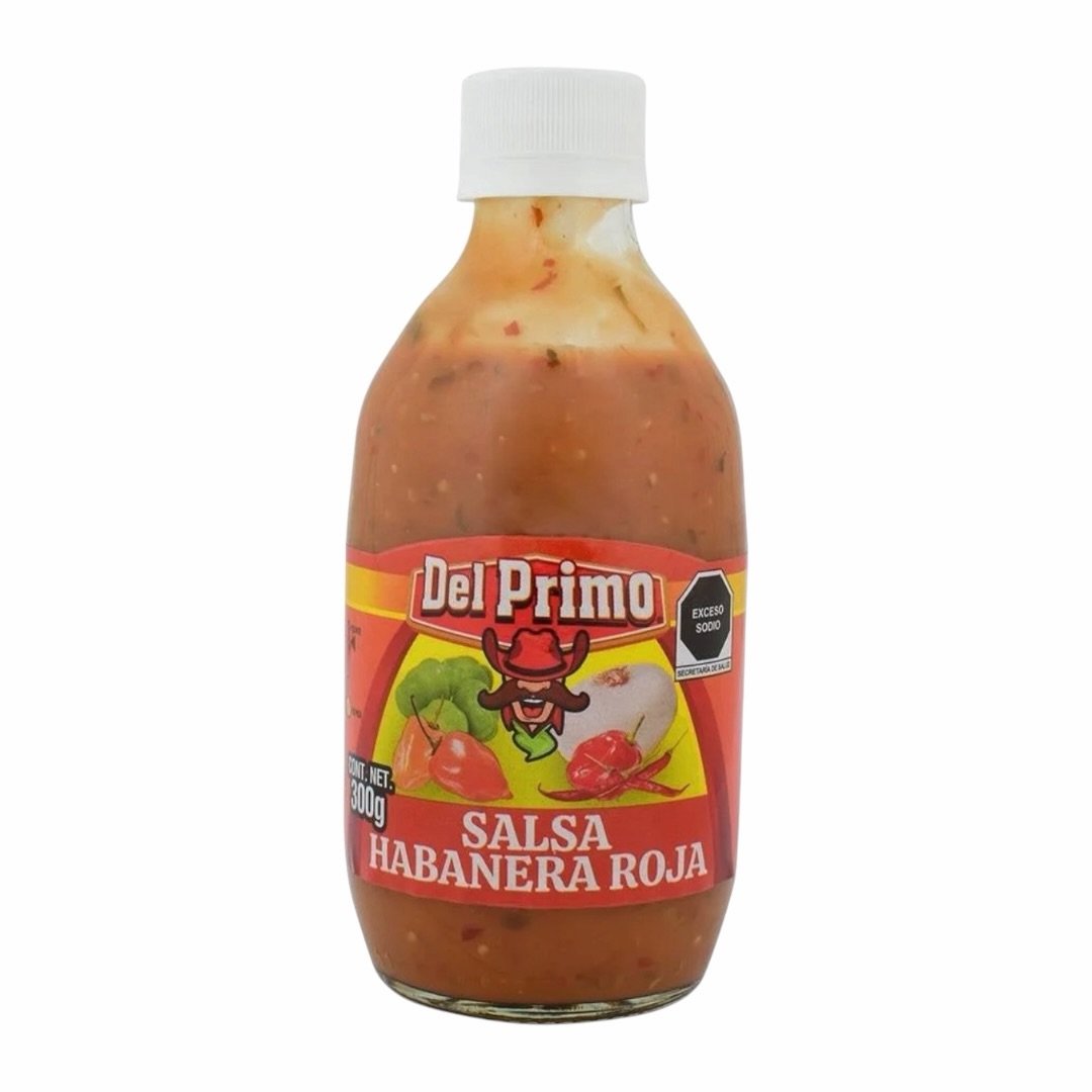 Salsa Habanera Roja Del Primo 300 G 1 Salsa Habanera Roja