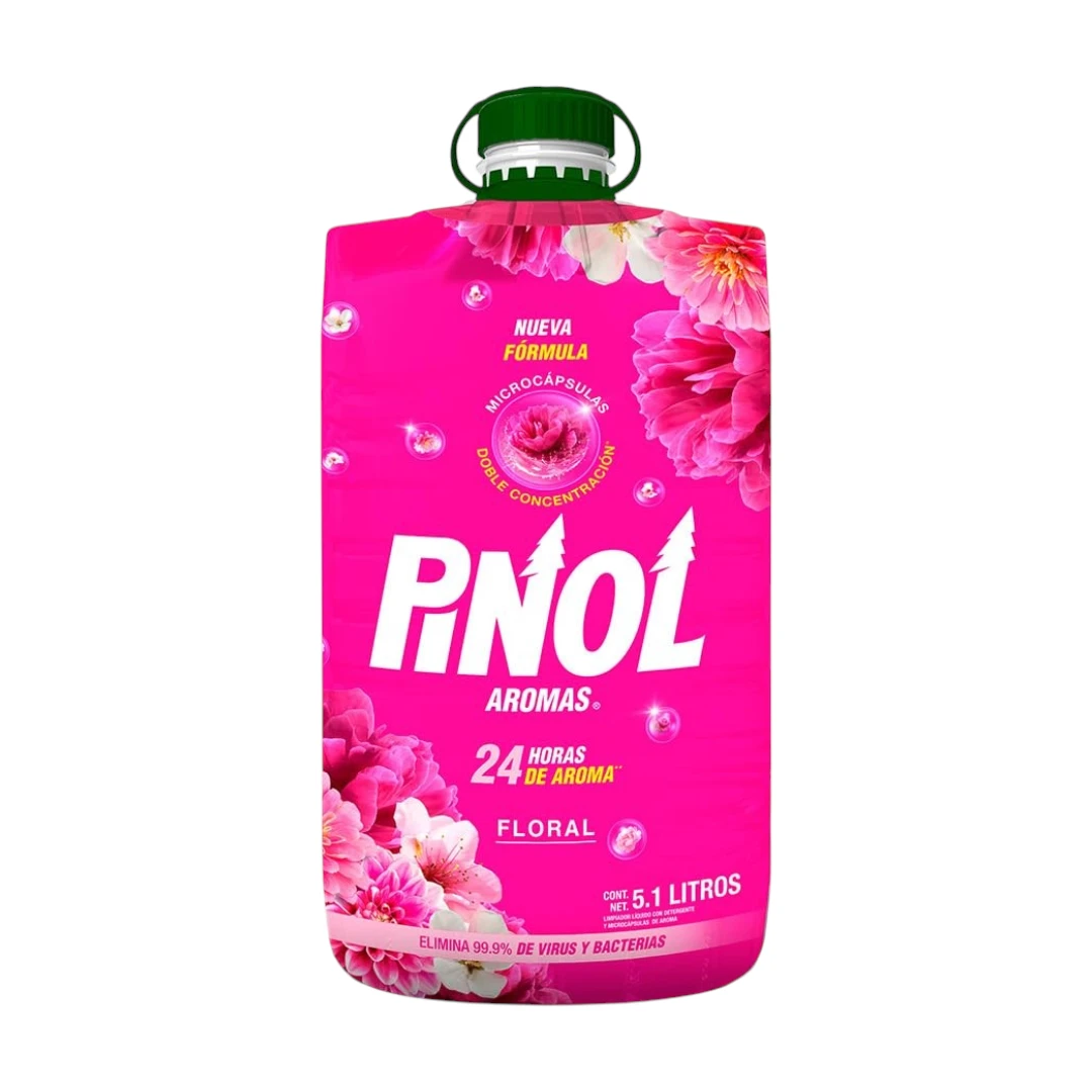 Pinol Aromas Limpiador Multiusos Aroma Floral 5.1 L 1 Pinol Aromas Limpiador Multiusos